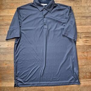 Greg Norman Men's ML75 Navy Blue Golf Polo - Large